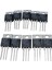 10 Adet BTA06-600C 6A 600V TO-220 Triyak 1