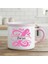 Sevgililer Isme Özel Harfli Enamel Pembe Kupa Bardak - Isme Özel Harfli Kupa (Isim Için Mesaj Atınz) 1