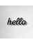 Hello Yazılı Ahşap Tablo 1
