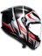 K6 S Karve Matt Black White Red Configuration Kapalı Motosiklet Kaskı Xl 2