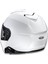 I91 Inci Beyazı Çene Açılır Motosiklet Kaskı - White L 2