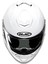 I91 Inci Beyazı Çene Açılır Motosiklet Kaskı - White L 3