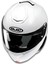 I91 Inci Beyazı Çene Açılır Motosiklet Kaskı - White L 4