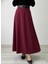 Kelebek Detaylı Etek-Bordo 2