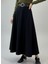 Kelebek Detaylı Etek-Siyah 2