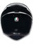 K1 S Mono Black Kapalı Motosiklet Kaskı - Parlak Siyah M 3