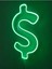 Dolar Neon Şekiller Işaret Neon LED Dekoratif Duvar Aydınlatması Neon Duvar Yazısı 3