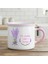 Sevgililere Için Isme Özel Tu Çîçeka Min Î Kürtçe Enamel Pembe Kupa Bardak (Isim Için Mesaj Atınız) 1