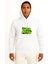 Kapüşonlu Super Moto Yeşil Göğüs Baskılı Unisex Sweatshirt 1