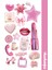 3'lü Pink Collection Sticker, Çıkartma, Ajanda, Günlük, Planlayıcı, Bullet Journal ,scrapbook 3
