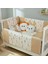 Park Yatak Bebek Uyku Seti Nevresim Takımı 70x110 Bunny Kahverengi 2