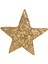 Yapay Noel Dekoru 45 cm Büyük LED Işıklı Altın Yıldızlı Noel Dekorasyonu Yılbaşı Süsü Yılbaşı Hediyeleri 1