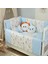 Park Yatak Bebek Uyku Seti Nevresim Takımı 70x110 Bunny Mavi 2
