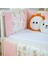 Bebek Uyku Seti Nevresim Takımı 60x120 Bunny Pembe 4