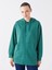 Yeni Sezon Kapüşonlu Düz Oversize Kadın Kalın Fermuarlı Sweatshirt 1