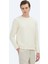 Ekru Bisiklet Yaka Sweatshırt 2