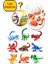 Mini Dino Karıştır & Eşleştir Sürpriz Paket - 1 Adet 1