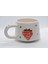 Çilek Desenli El Yapımı Seramik Kupa Kahve Çay Fincanı Kupa Mug 3