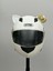 Motor & Motosiklet Gold Fiyonklu Beyaz Kedi Kulak Kask Dış Aksesuarı 4