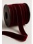 2.5 cm Düz Kadife Şerit – Bordo – 5 Metre Premium Tekstil Aksesuarı 3