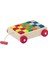 Kutulu Ahşap Renkli Küp Bloklu Araba 1