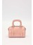Pembe Charm Aksesuarlı El Çantası 4