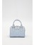 Mavi Kilit Aksesuar Detaylı El Çantası 4
