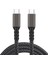 Siyah 2.jenerasyon Type-C To Type-C Usb3.2 Pd Data Kablosu 100W 20GBPS 4K@60Hz 0.5 Metre 6
