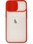 Iphone 11 Kılıf Palm Buzlu Kamera Sürgülü Silikon - Kırmızı 2