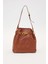 Camel Büzgü Detaylı Omuz Çantası 1