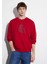Yılbaşı Temalı Kırmızı Sweatshirt 0S10552-70390 2