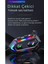 V20 Max 2 Kişi Bağlantılı Rgb Işıklı 1000MAH 5.3 Bluetooth Motosiklet Kask Kulaklık Intercom Uyumlu 3