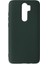Xiaomi Redmi Note 8 Pro Kılıf Nano Içi Kadife Silikon - Koyu Yeşil 1