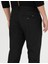 Erkek Siyah Slim Fit Beli Lastikli Kanvas Pantolon 50278461-VR046 7