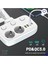 Akım Korumalı 2’li Ayrı Anahtarlı Priz, 2x Priz, 3x Usb, 1x Type-C, 2 mt Kablo, Hızlı Şarj 2