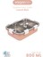 800 ml Tek Kat 2 Bölme Lunch Box Yeni Nesil Sefer TASI-FFLBOX50442 1