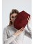 Kadın Bordo Süet Clutch El Çantası 9