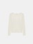 10842 V Yaka Kaşmir Karışımlı Triko Kazak-Ekru 6