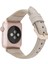 Apple Watch Uyumlu Deri Kordon 38-40-41MM Slim Erc3 Bej 2