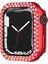 Apple Watch 44MM Taşlı Kasa - Kırmızı 1