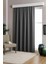 Antrasit Gri Blackout Işık Geçirmez Güneşlik Termal Karartma Perde 1