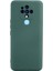 Tecno Camon 16 Kılıf Nano Içi Kadife Silikon - Koyu Yeşil 1