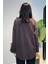 Manşeti ve Beli Bağcık Detay Sweat Tunik 3066 Kahve 5