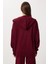 Kapüşonlu Fermuarlı Triko Alt-Üst Takım LMT0051 Bordo 7
