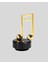 Altın Nota Figürlü Dönen Müzik Kutusu Dekoratif Music Box - MCT3317-9978 4
