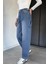 Kadın Bol Kesim Jean Kot Pantolon P-00019659 1
