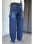Kadın Bol Kesim Jean Kot Pantolon P-00019659 3