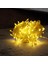 Uzatmalı - 100 Ledli Fişli LED Işık – 8 Metre Günışığı (Sarı) Dekor Lambası 2