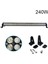 Offroad LED Bar 105 cm 240 W 80 LED Delici/yayıcı Beyaz Işık Tepe Lamba Tavan Panjur Projeksiyon 2