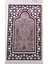 Geometrik Arabesk Süsleme Deseni Akrilik Polyester Kadife Desenli Namazlık Seccade (110X70)CM 700 gr 2